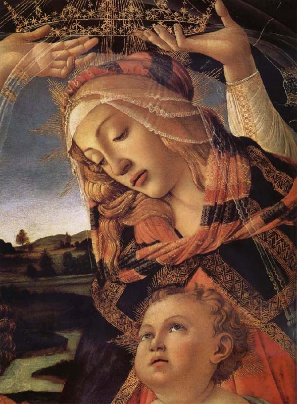 Sandro Botticelli The Madonna and the Nino with angeles Sweden oil painting art